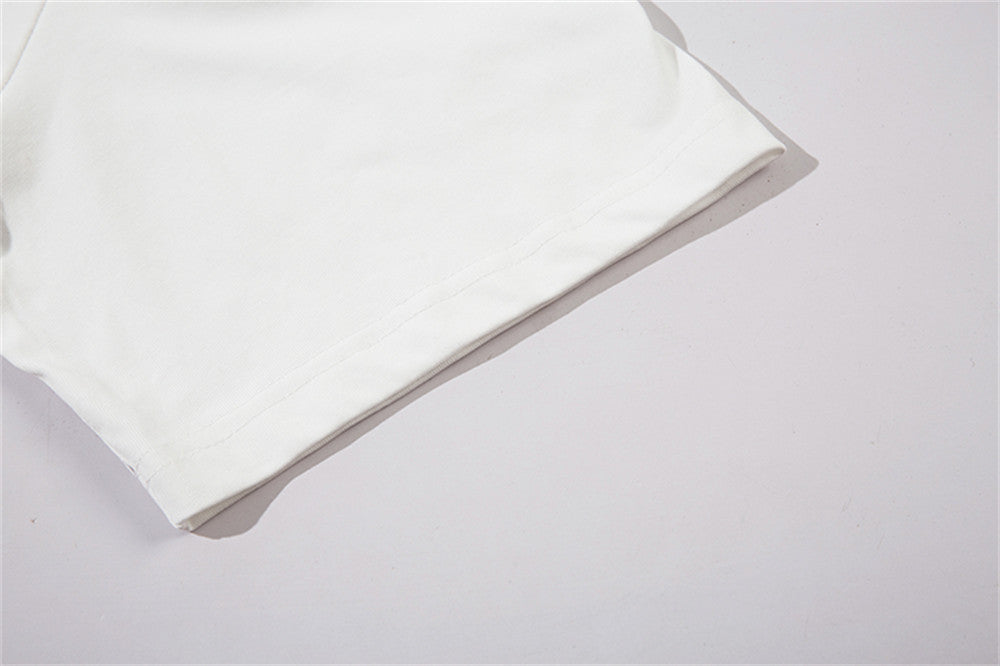 American Letter Print Short-sleeve T-shirt Men