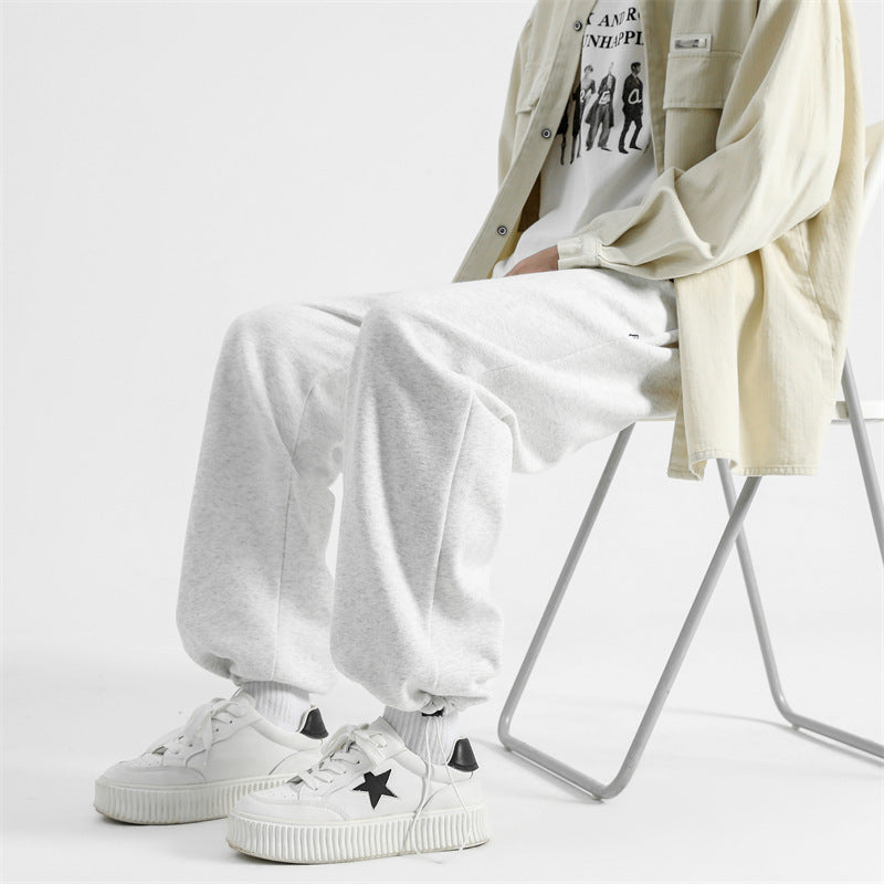 Fashion Spring New Black Sweatpants Men