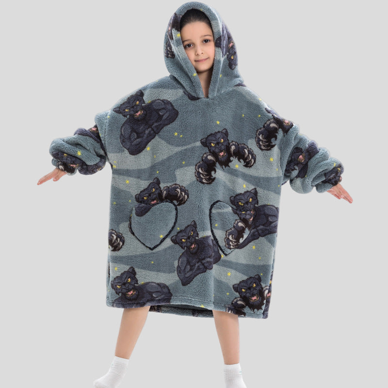 Oversized Thermal Sweatshirt Lazy Sweatshirt Kids