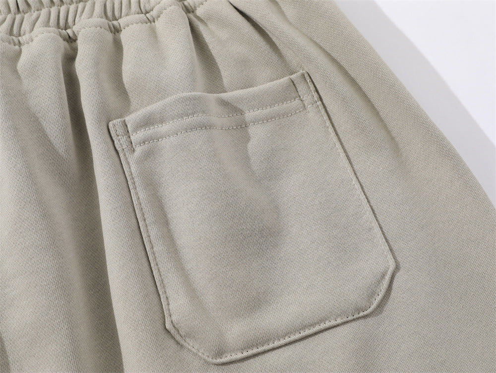 Letter Print Casual Short Sweatpants Men