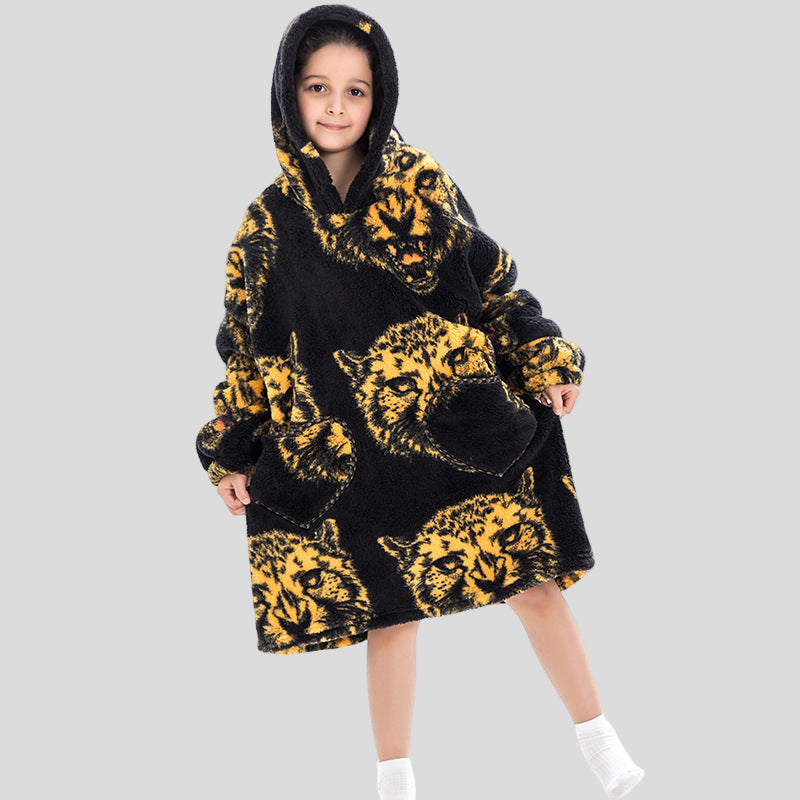 Oversized Thermal Sweatshirt Lazy Sweatshirt Kids