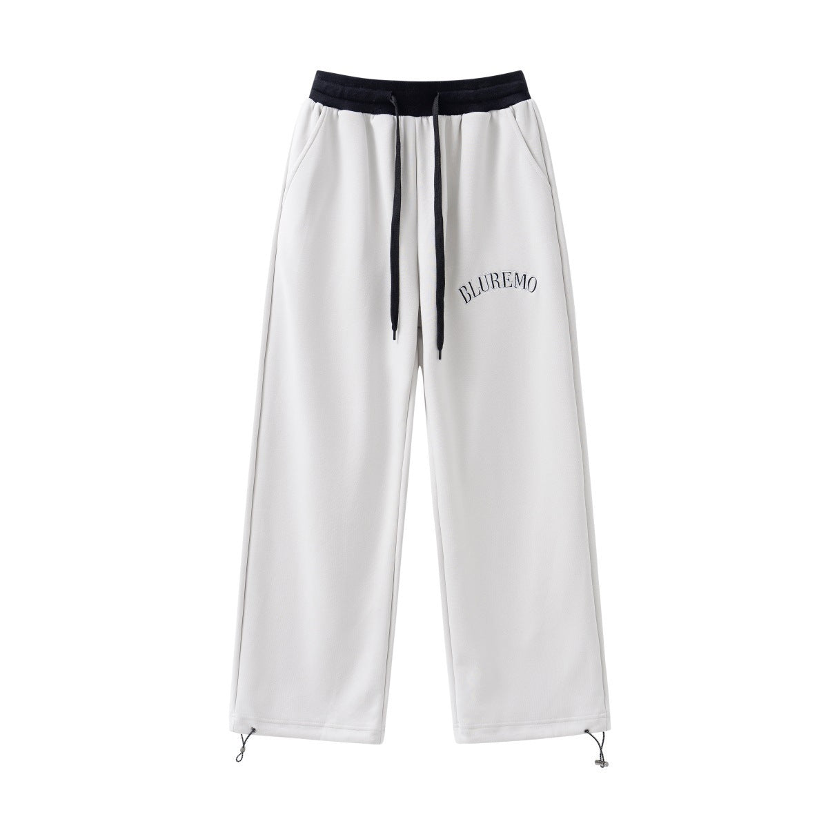 High Street Letter Embroidered Leisure Tappered Drawstring Sweatpants
