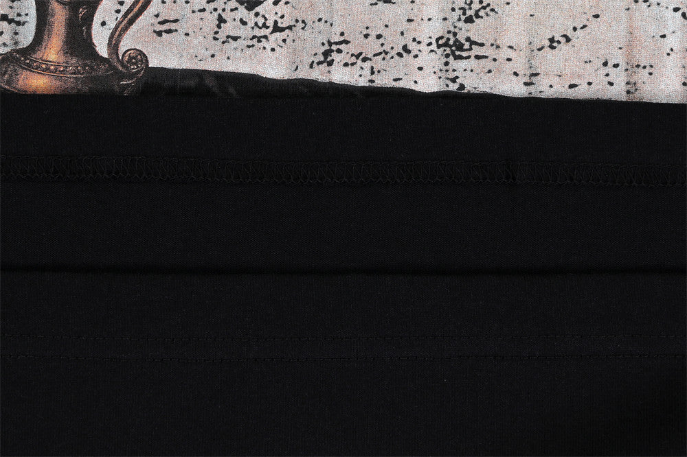 Vintage Sleeve Loose Crew Neck Top Men