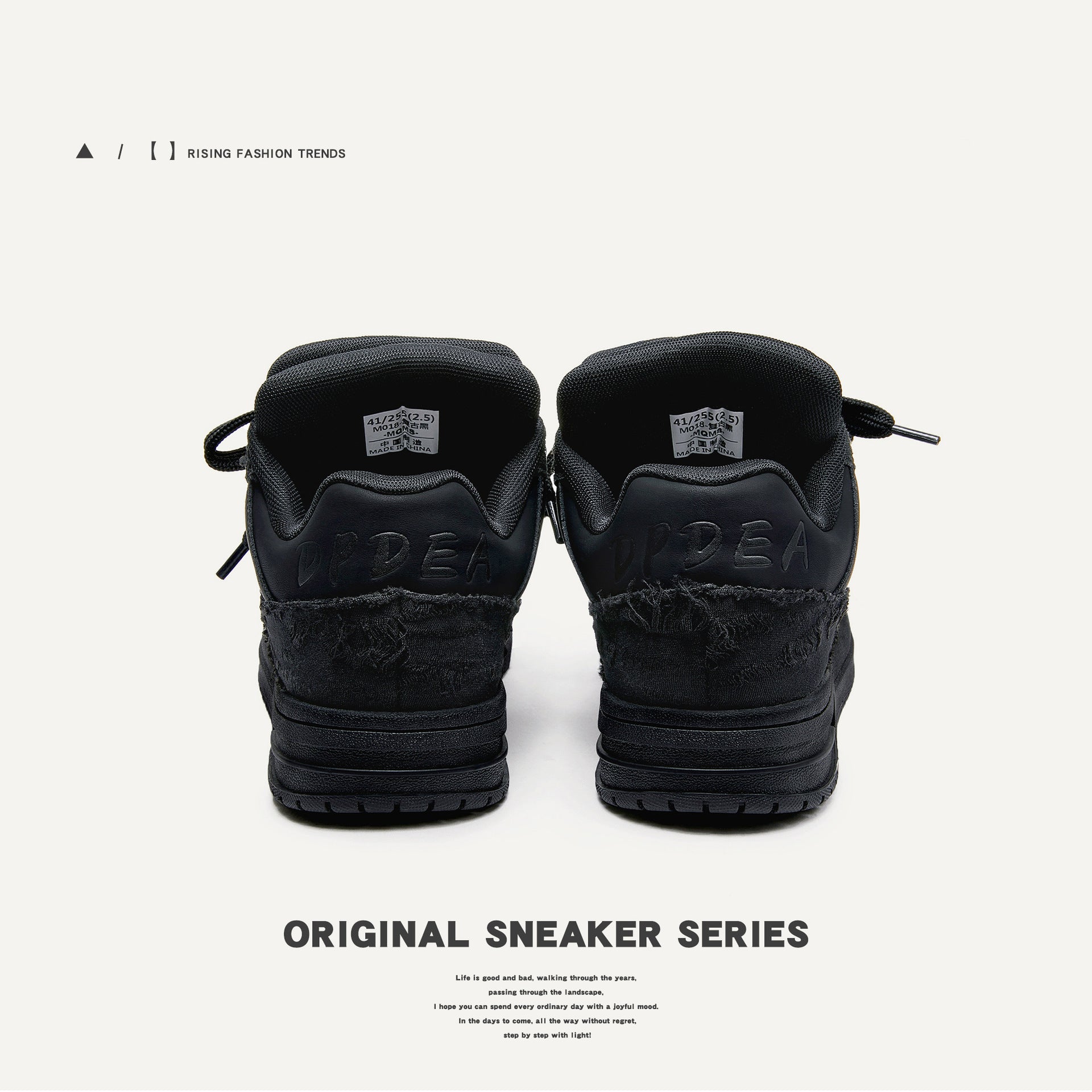 Destroy Aesthetic Leisure Men's Platform Shoes