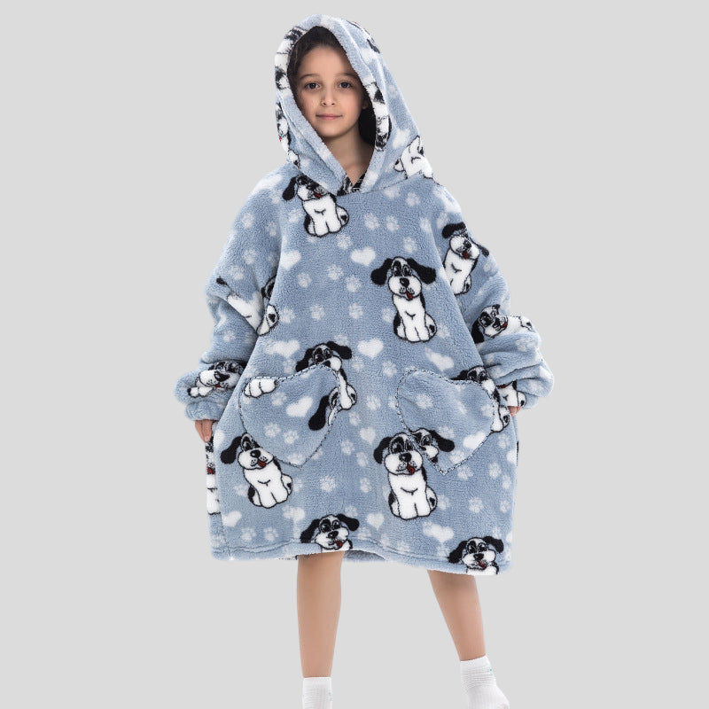 Oversized Thermal Sweatshirt Lazy Sweatshirt Kids